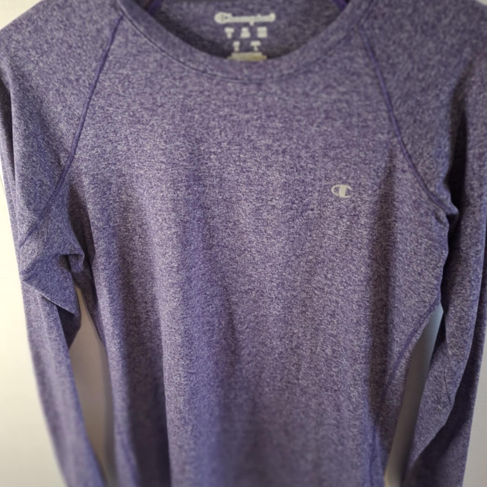 Champion Purple Long Sleeve Shirt A006